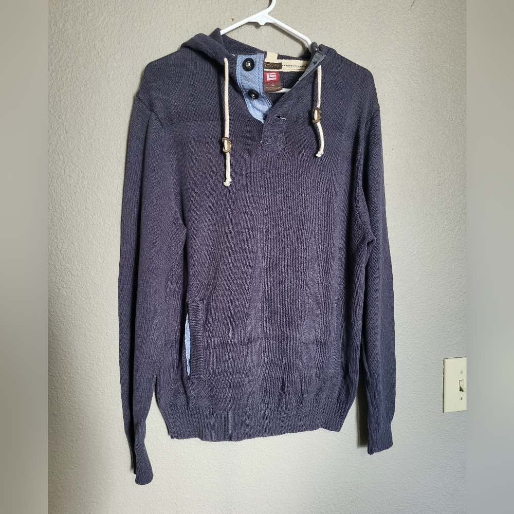 Jordan Craig Legacy Men's Navy Blue Hooded Sweater 2XL